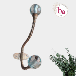 Export Quality <b>Cast</b> <b>iron</b> Brass Antique With Crystal Diamond Cutt Ball <b>Coat</b> <b>hooks</b> & Keychain Hangers - Product Image 3
