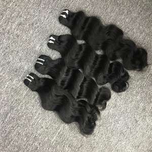 ผมดิบแบบหยักศกธรรมชาติแบบ100% สำหรับต่อผม B1สี100กรัมมัดทุกสีที่เหมาะสม - Product Image 3