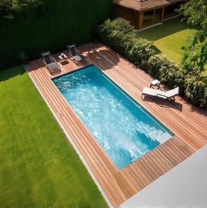 Piscine extérieure Familiale Waterfun Jacuzzi Spa Bain à remous Mosaïque Carreaux Céramique Fibre de verre Piscine creusée préfabriquée - Product Image 3