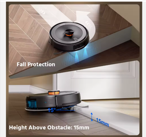 Robot aspirateur Teendow, robot de nettoyage de sol avec bac à poussière auto-vidant, lavage, LDS, laser, robot aspirateur intelligent - Product Image 3