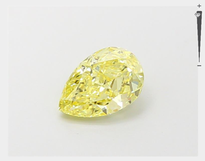 "Diamantes sueltos cultivados en laboratorio 1,5 CT 2 CT VS VVS Fancy Yellow Pear Cut IGI HPHT CVD Certified" - Product Image 1