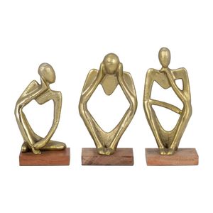 Escultura Metálica Decorativa de Mesa que Mejora el Diseño Interior con Profundidad Artística y Forma Escultural - Product Image 6