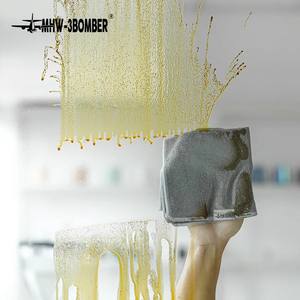 Cuatro Toallas Set 2 gris + 2 azul oscuro - Product Image 4