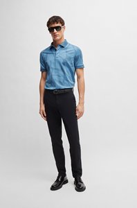 Men's Summer 100% Cotton Custom Logo Solid Color Eco-Friendly Lightweight Slim Long Sleeve Knit for T-Shirt - Product Image 3