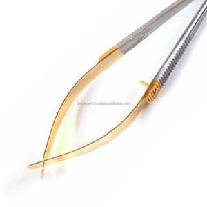 Tijeras de Microcirugía Castroviejo de 4.5 Pulgadas, Extra Afiladas, Rectas, de Acero Inoxidable, Acción Manual por Resorte, Clase II Quirúrgicas - Product Image 2