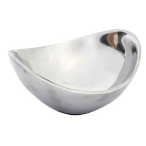 Bol de service décoratif en acier inoxydable argenté de luxe, design moderne, écologique, idéal pour la maison et les réceptions – Vente chaude - Product Image 2