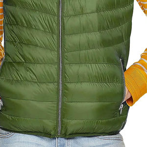 Gilets bouffants de couleur unie pour hommes, poches respirantes à fermeture éclair, conception personnalisée pour l'hiver, service de marque OEM fabriqué au Pakistan, vente en gros - Product Image 6
