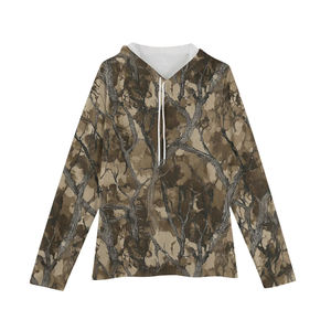 เสื้อฮู้ดดี้และเสื้อสเวตเชิ้ตผู้ชายลายพรางป่าสำหรับล่าสัตว์และตั้งแคมป์ ผลิตจากผ้าฝ้าย รับผลิตตามสั่งขายส่งจากโรงงาน - Product Image 3