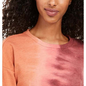 Felpa Sportiva Ultra Flirt da Donna con Stampa Tie-Dye, Rossa, Taglia Extra Small, in Tessuto Traspirante, Stile Crop Top con Cappuccio - Product Image 2