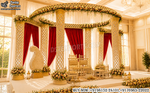 Graceful Crystal Mandap For Jain Weddings Premium Crystal Wedding Mandap for Marriage Functions Manufacturer & Worldwide Export - Product Image 3