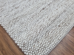 Tapis en laine tissé à la main Runner Tapis en laine naturelle Tapis d'entrée Couloir Escaliers Runner Rug - Product Image 2