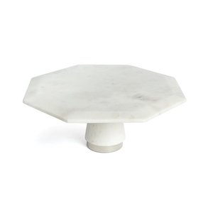 Excellent Quality Wooden Single Tier Dessert <b>Stand</b> with <b>Marble</b> Top - Product Image 4