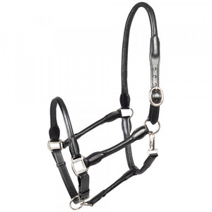 Sangle de nez et de cou cousue ronde en cuir super doux, les pièces de joue sont cousues rondes en cuir souple de qualité - Product Image 2