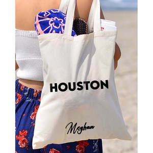Houston Genuine Leather Tote <b>Bag</b> <b>Large</b> Water-Resistant Tote for Summer Autumn Open Closure PVC Lining Embroidered Solid Color - Product Image 3