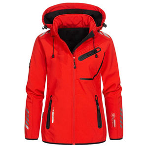 Veste Softshell de randonnée imperméable coupe-vent respirante légère grande taille pour homme Imprimé à carreaux en toile Fermeture éclair - Product Image 2