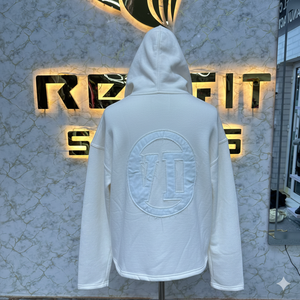 Créez votre propre style : sweat à capuche brodé d'hiver, imprimé sur mesure, 100% coton, streetwear unisexe. - Product Image 2