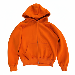 Sudadera con Capucha Extra Grande de Felpa Gruesa con Lavado Ácido Personalizado para Hombre, Ropa de Calle de Invierno, Logotipo Bordado, Estilo Vintage Desgastado, Cremallera, Marca Privada - Product Image 2