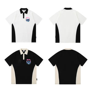 Chemises de golf pour hommes 2025 – Nouveauté tendance : lettres imprimées personnalisées, style américain, coupe ample et carrée, tissu en toile à séchage rapide - Product Image 6