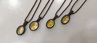 Magnifiques boucles d'oreilles pendantes en opale AAA, fil macramé, pierres semi-précieuses, bijoux en pierres semi-précieuses, cabochons polis à la main