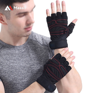 Gants d'haltérophilie pour hommes avec enveloppes de poignet intégrées, parfaits pour les tractions, gants de fitness pour l'entraînement croisé. - Product Image 4