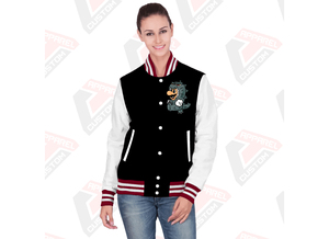 Hot Selling <b>Men's</b> Casual Street Wear Canvas Varsity <b>Jacket</b> with Stand Collar Customized Printing Breathable Waterproof - Product Image 2