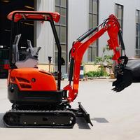 Mini-excavatrice hydraulique de moins de 4 tonnes avec moteur importé et godet de criblage pour la séparation du sol et du gravier sur les chantiers de construction
