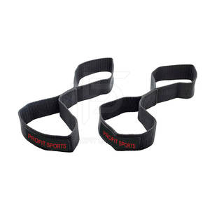 Sangles de musculation en néoprène personnalisées avec logo, de haute qualité, en forme de 8, pour l'haltérophilie - réglables, antidérapantes, robustes - Product Image 3