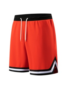 กางเกงกีฬาขาสั้นผู้ชายพิมพ์ลายตาข่ายระบายอากาศได้ดีแห้งเร็วบาสเก็ตบอลชายหาด - Product Image 5