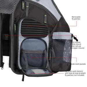 เสื้อกั๊กตกปลาคุณภาพพรีเมียม ผ้าแคนวาสกันน้ำ ไซส์ใหญ่พิเศษ สำหรับฤดูใบไม้ผลิ มีกระเป๋า ปรับขนาดได้ สำหรับผู้ชายและผู้หญิง - Product Image 4