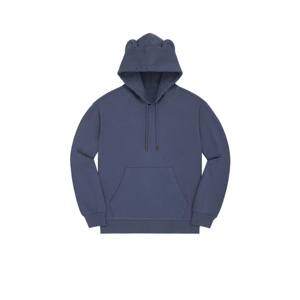 Sweat à capuche unisexe Classic Bear Ear Navy-Sweat à capuche doux et confortable avec des oreilles d'ours amusantes, idéal pour les enfants, les adolescents et les adultes - Product Image 3