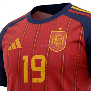 Maglie da Calcio Personalizzate con Logo, Traspiranti, Elasticizzate in Quattro Direzioni, Kit da Allenamento <span class=keywords><strong>Messi</strong></span>, Unisex, Stile Retrò - Product Image 3