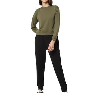 Sweat-shirts pour femmes sur mesure respirants en coton, coupe ajustée, personnalisables, meilleur fournisseur en gros 2026 - Product Image 2