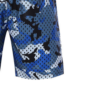 Shorts de sport pour hommes Shorts souples en polyester à sublimation avec cordon de serrage Short d'entraînement en maille personnalisé à séchage rapide pour hommes - Product Image 4