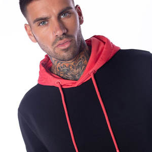 เสื้อฮู้ดดี้และกางเกงขายาวผู้ชายสำหรับฤดูหนาว ผ้าหนา กันน้ำ ลวดลายวินเทจแบบฟอกสี  ปักตัวอักษร พิมพ์ลายดาว โลโก้แบบสั่งทำพิเศษ - Product Image 2