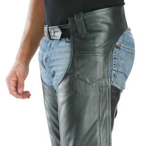 Demi-chaps en cuir d'équitation pour adultes sur mesure choix parfait différents modèles de mini chaps - Product Image 3