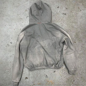 Stylish Fashionable <b>Pullover</b> <b>Men</b> Distress Hoodies 2025 Custom Made Latest Design <b>Men</b> Distress Hoodies For Adult - Product Image 4