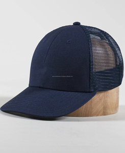 Unisex Navy Blue Lightweight P-6 Trucker Cap Breathable <b>Waterproof</b> Wind Proof Adjustable Buckle Solid Pattern Customized Design - Product Image 1