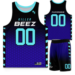 Custom Sublimation Basketball Uniform Embroidery Basketball Wear Full Kit Kids Basketball Jersey Set - Product Image 5