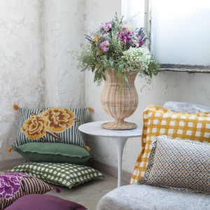 Vase en rotin Olympia fabriqué au Vietnam matériau écologique pour la décoration intérieure et la décoration de la vaisselle en gros - Product Image 3