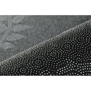 Tapis sur mesure en velours à pois avec cristaux, pour coin lecture à domicile, toucher doux, hauteur de poils moelleux, motif médaillon, fabriqué à la machine - Product Image 6