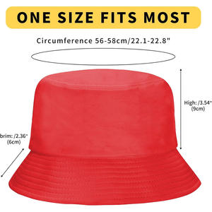 Chapeaux seau OEM Streetwear personnalisés avec broderie de logo Protection solaire d'été en extérieur Mode Fabricant OEM - Product Image 6