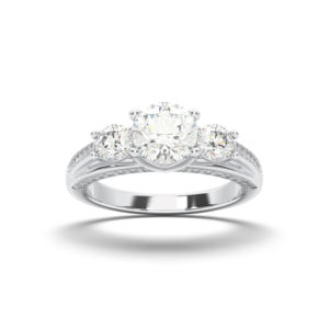 E-F 1.79กะรัต/VSS-VS เพชรโมอิสซาไนต์คุณภาพสูงชุดหมั้นแหวนสำหรับผู้หญิงสีทอง10K/14K/18K - Product Image 6