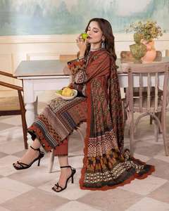 KURTA Y PANTALÓN, Ropa Casual de Diseñador Indio Pakistaní, Estilo Punjabi, Colección Eid, Tela Modal Viscosa, WS INTERNATIONAL - Product Image 3