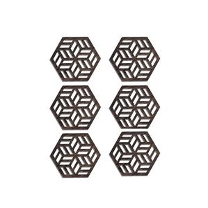 Sous-verres en marbre de qualité supérieure en forme de feuille sous-verres en pierre derniers sous-verres en pierre conçus en vente - Product Image 2