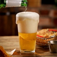 Verres à bière artisanaux modernes de 16 oz avec logo personnalisé par sublimation pour les bars et les fêtes