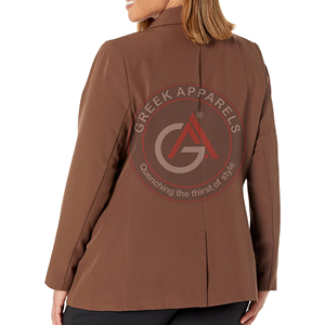 2023 nouveautés directement usine fabrication en gros prix blazer pour femmes nouvelle mode couleur unie manteau automne femme <span class=keywords><strong>blaze</strong></span> - Product Image 5