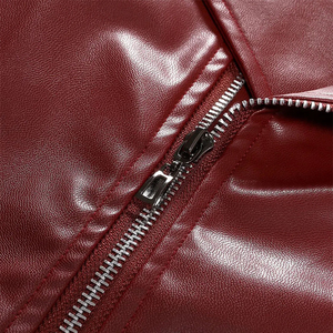 High Quality Customizable Cowhide Men's Leather <b>Jacket</b> Stand <b>Collar</b> Most Popular Design Wholesale Price <b>Jacket</b> at Nurak in 2025 - Product Image 2