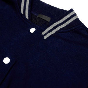 Veste universitaire unisexe personnalisée en toile enduite imperméable et coupe-vent, veste de sport personnalisée, lettreman, baseball, vente en gros, haute qualité - Product Image 6