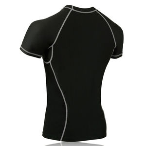 Camiseta Deportiva de Manga Corta para Hombre con Protección Solar UPF50+ y Tejido Transpirable para Entrenamiento Físico - Product Image 3