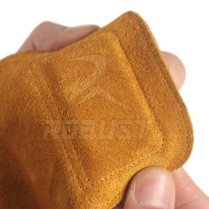 Protector de Palma de Mano para Levantamiento de Pesas de Cuero Vacuno con Soporte para Muñeca, Colores y Logotipo Personalizables - Product Image 5